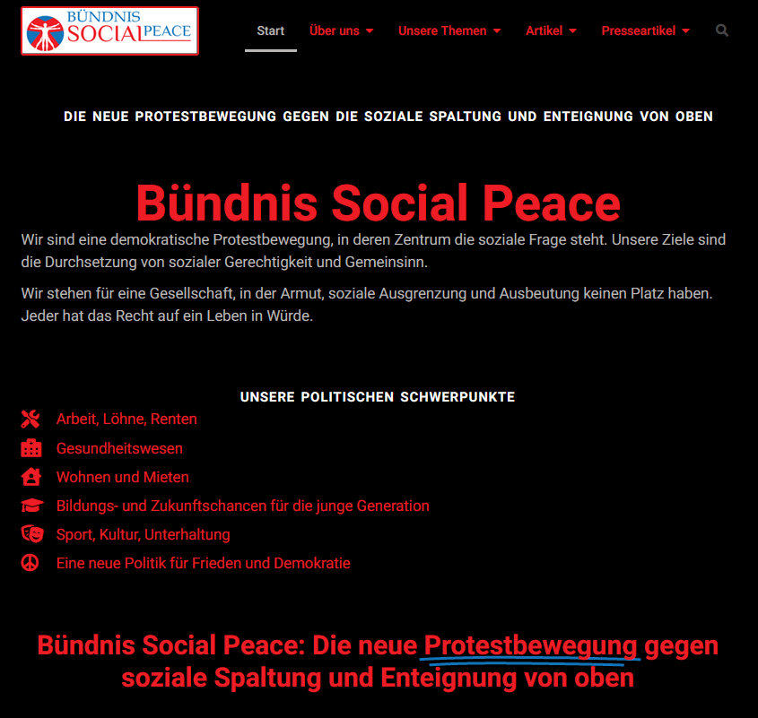 Bündnis Social Peace Deutschland